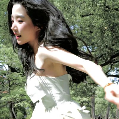 一个攞景的少年